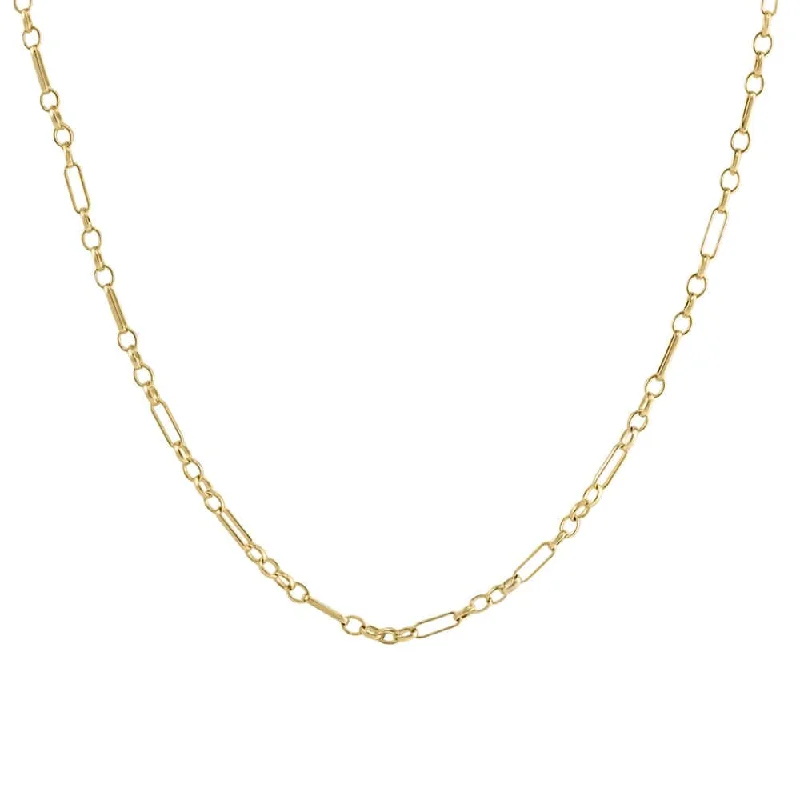 Heavy Eiffel Chain Necklace - 18"